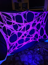 Load image into Gallery viewer, Blacklight Spider Webs - choose color