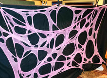 Load image into Gallery viewer, Blacklight Spider Webs - choose color
