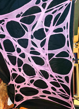 Load image into Gallery viewer, Blacklight Spider Webs - choose color