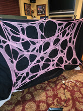 Load image into Gallery viewer, Blacklight Spider Webs - choose color
