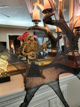 Load image into Gallery viewer, Black spider webs,Halloween decoration, outdoor, indoor, reusable, party, window, door