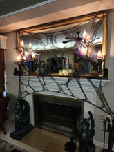 Load image into Gallery viewer, Black spider webs,Halloween decoration, outdoor, indoor, reusable, party, window, door