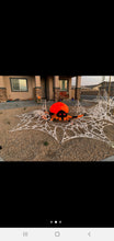 Load image into Gallery viewer, Halloween decor spider web, outdoor, indoor, reusable, party